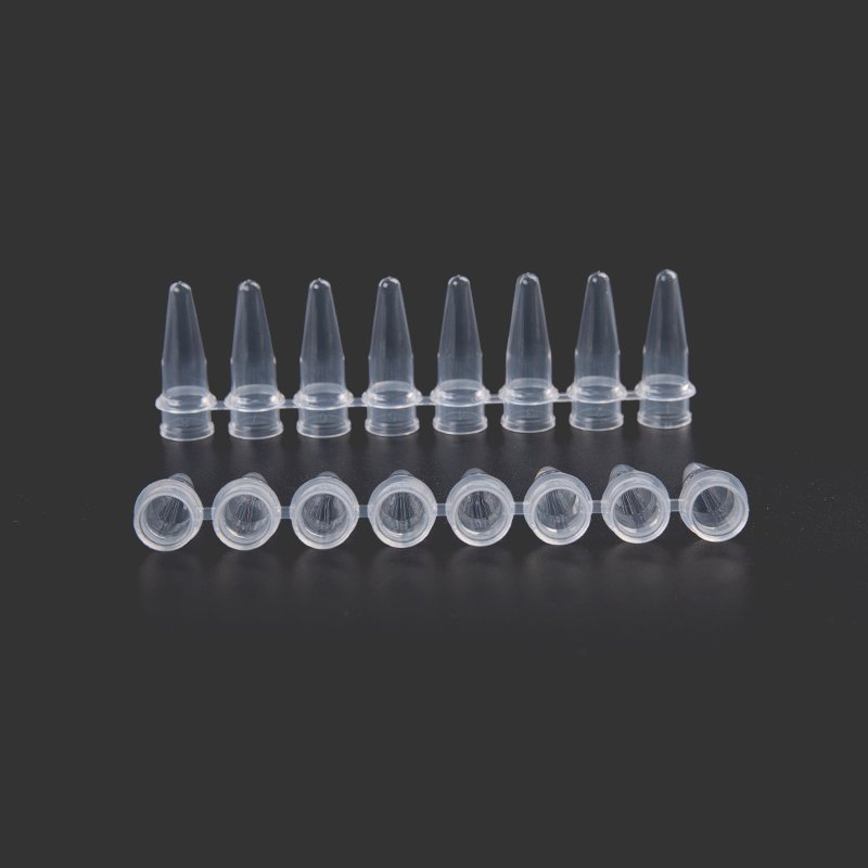 Bandelette de 8 tubes PCR de 0,2 ml