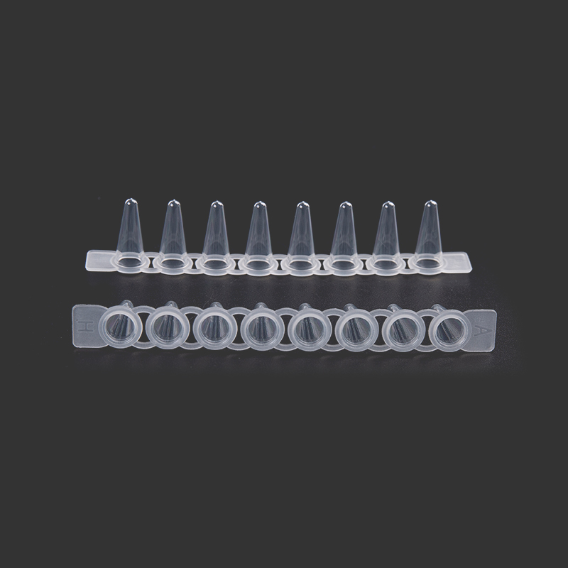 Bandelette de 8 tubes PCR de 0,1 ml